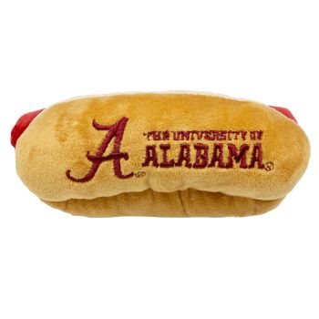 Alabama Crimson Tide- Plush Hot Dog Toy